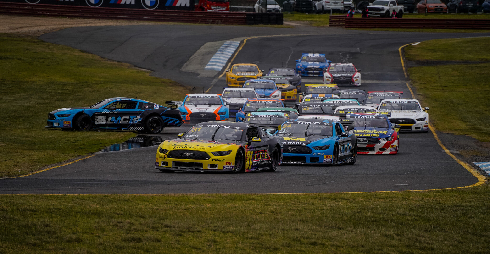 Lights to Flag Victory for Golding